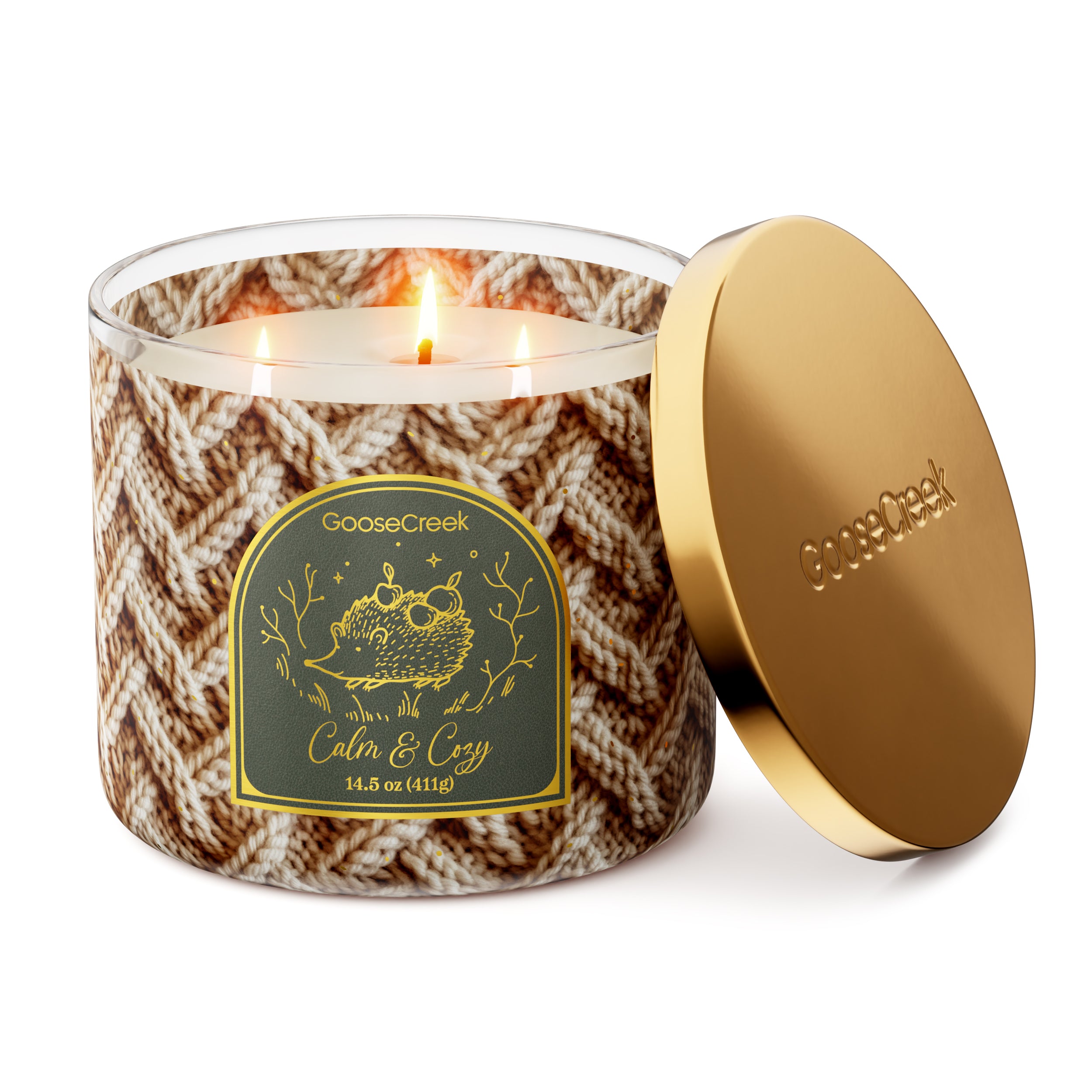 Calm & Cozy 3-Wick Candle - Image 3