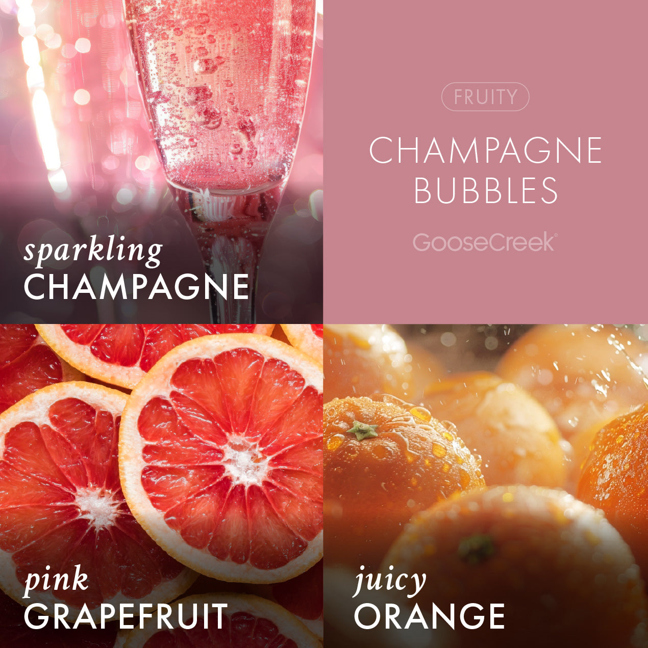 Champagne Bubbles 3-Wick Candle - Image 2