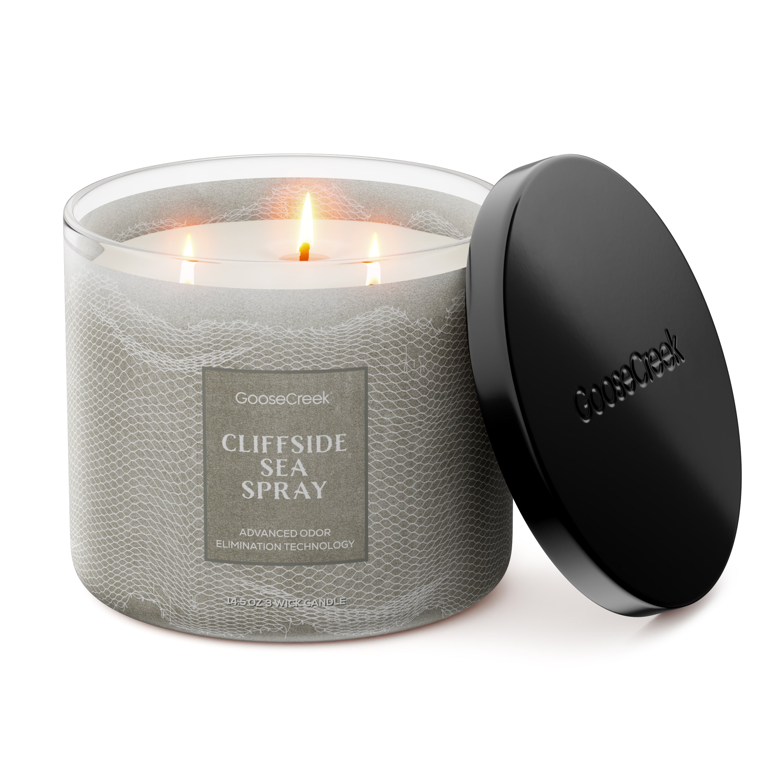 Cliffside Sea Spray Odor Eliminating 3-Wick Candle - Image 3