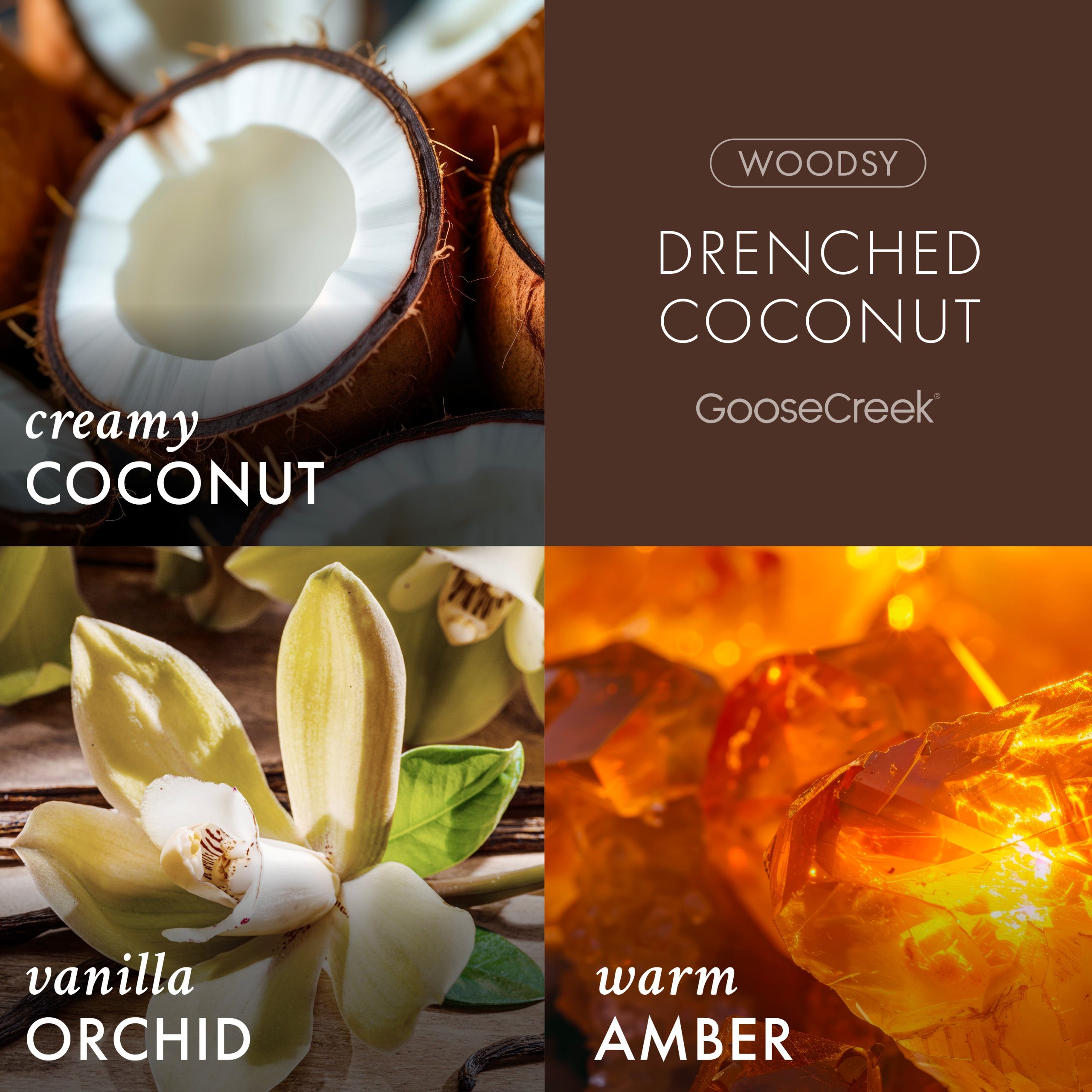 Drenched Coconut Odor Eliminating 3-Wick Candle - Image 2