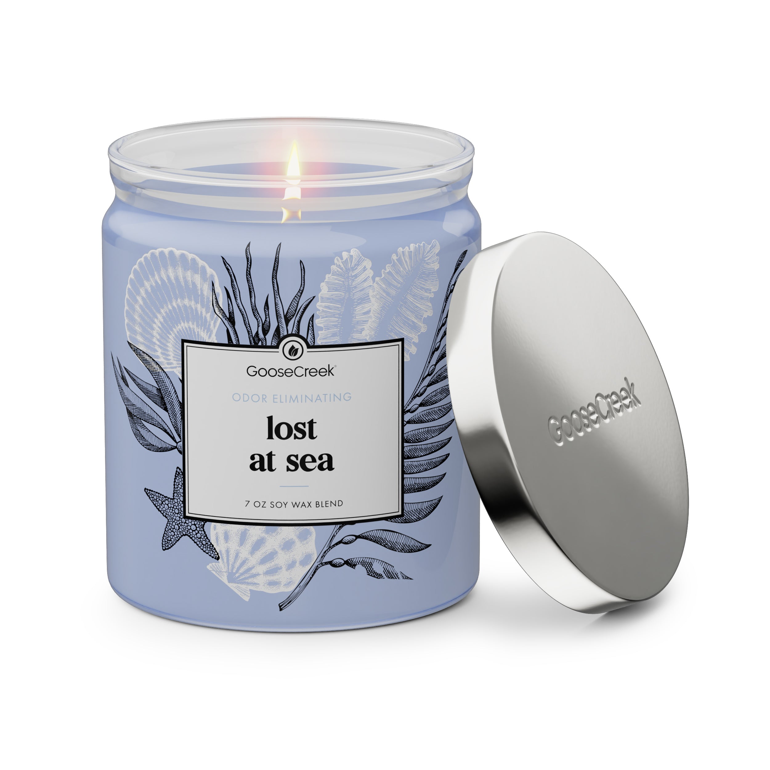 Lost at Sea Odor Eliminating 7oz Single Wick Candle - Image 2