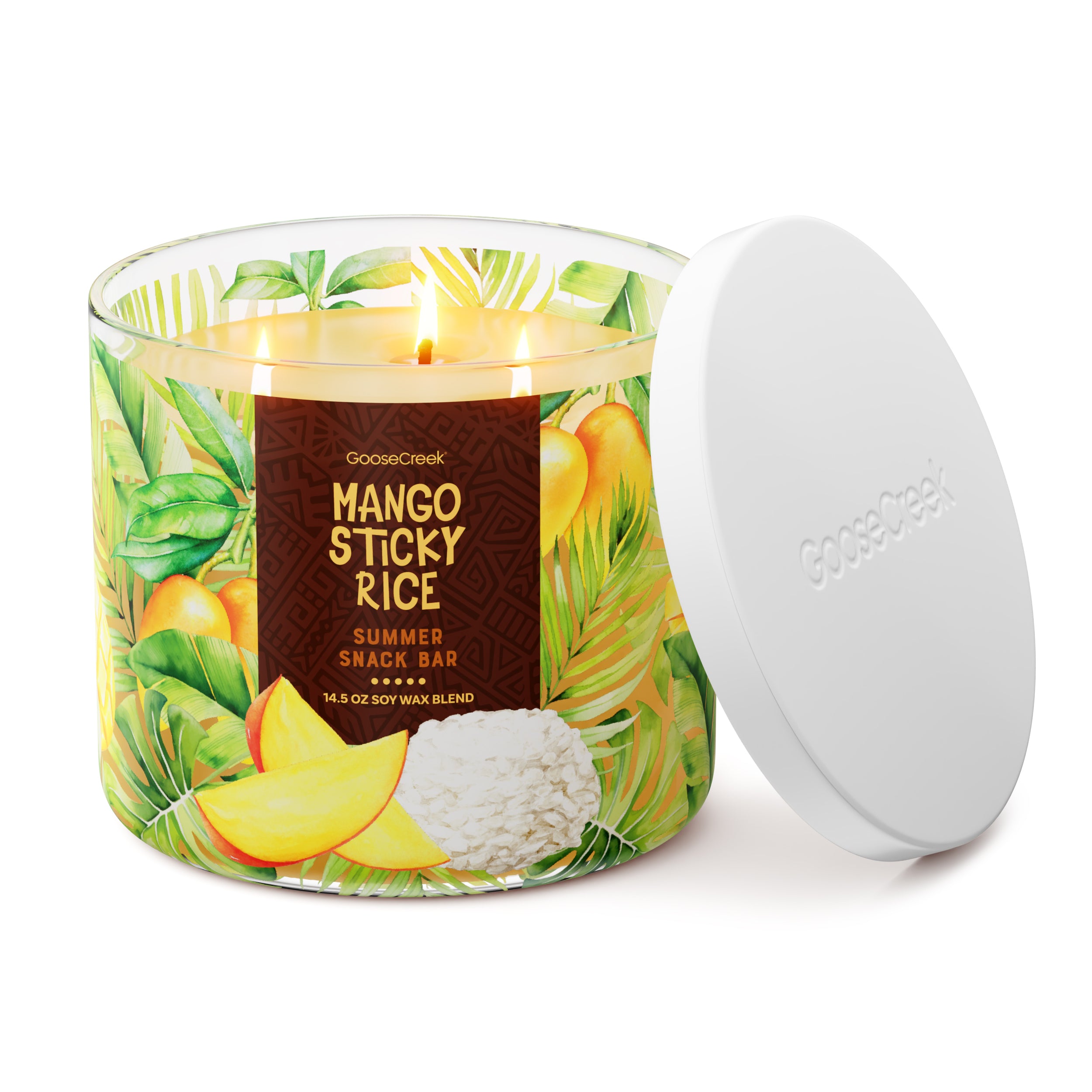 Mango Sticky Rice 3-Wick Candle - Image 3