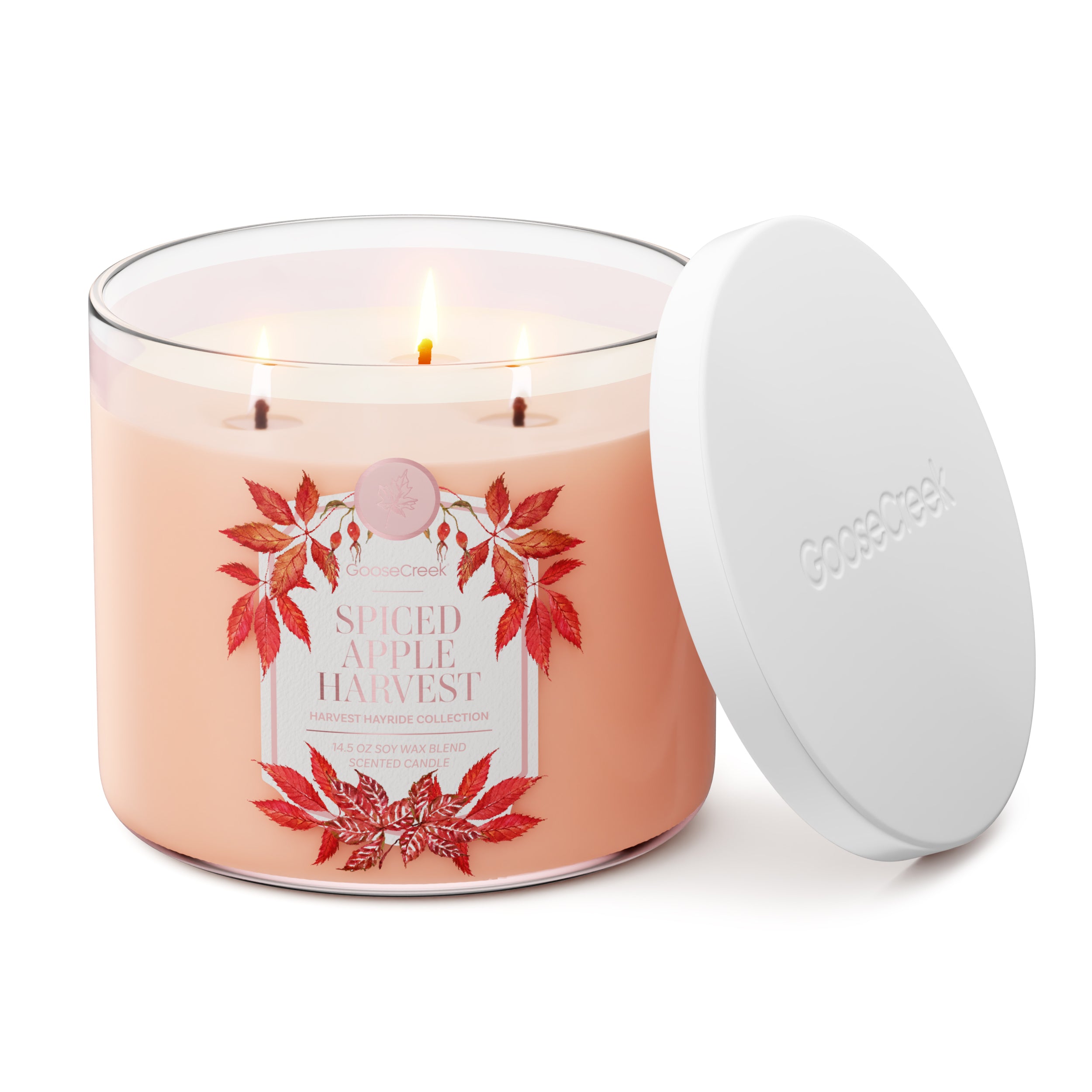 Spiced Apple Harvest 3-Wick Candle - Image 3