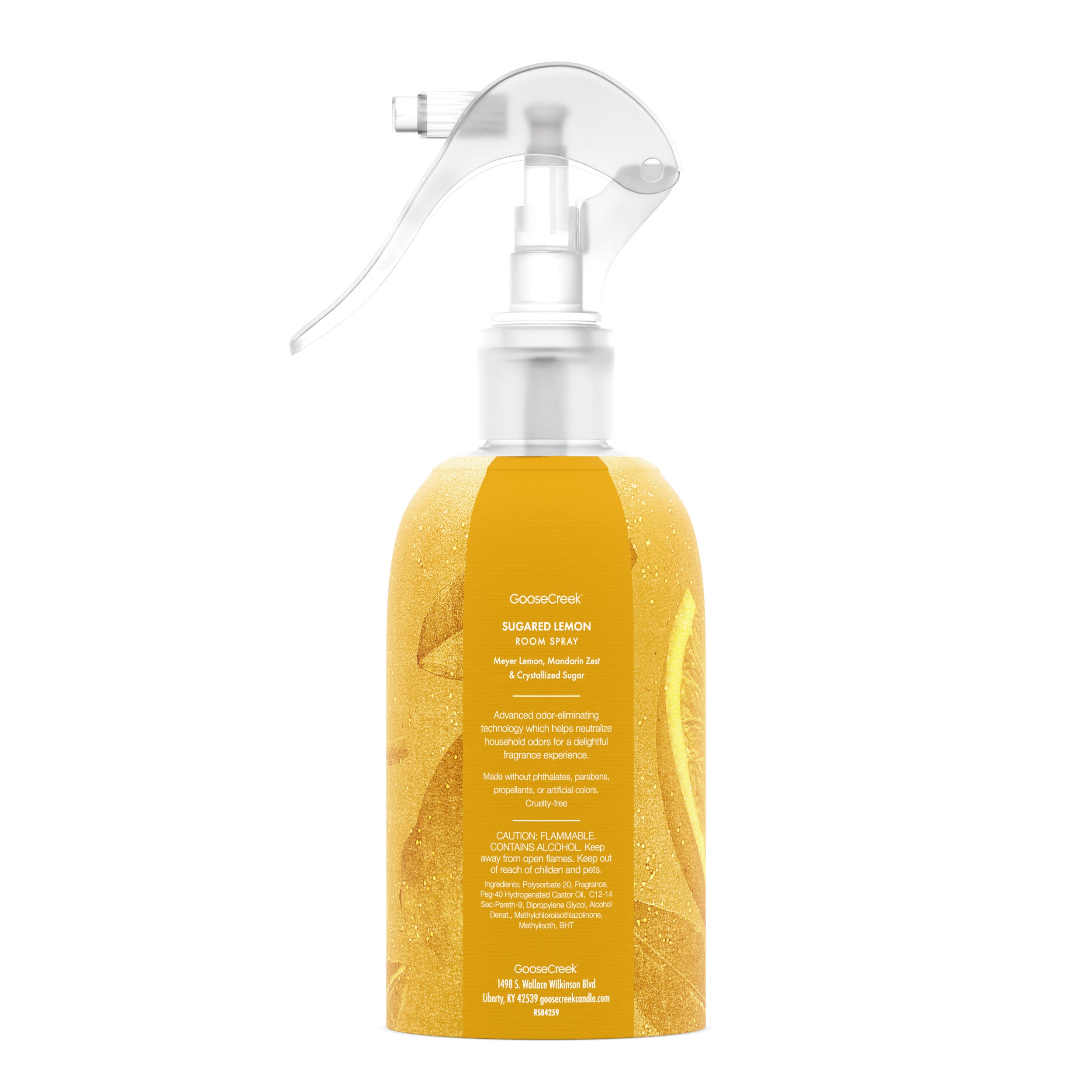 Sugared Lemon Odor Eliminating Room Spray - Image 3
