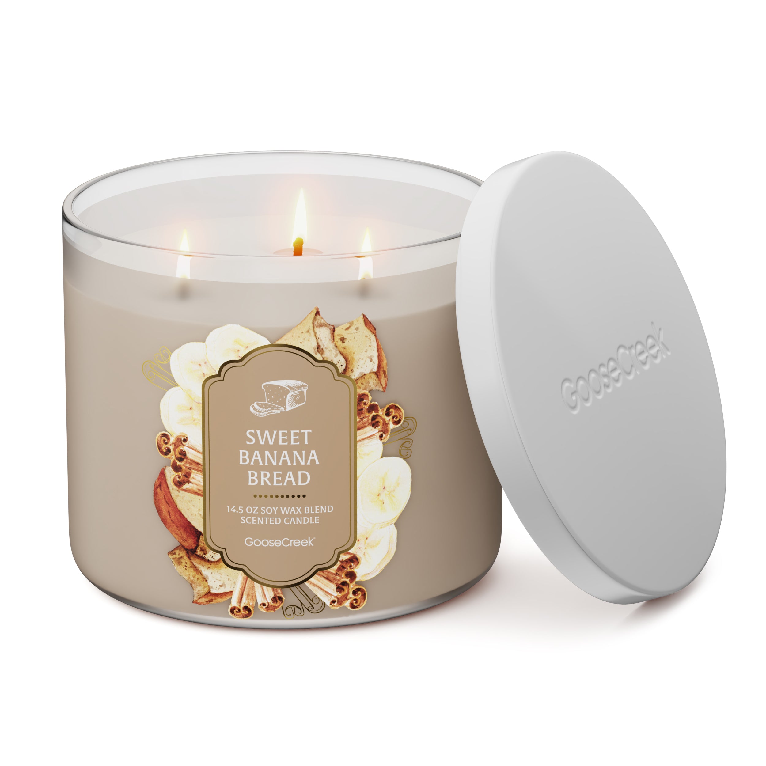 Sweet Banana Bread 3-Wick Candle - Image 3