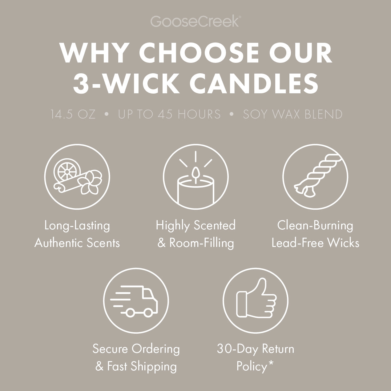Teakwood 3-Wick Candle - Image 4