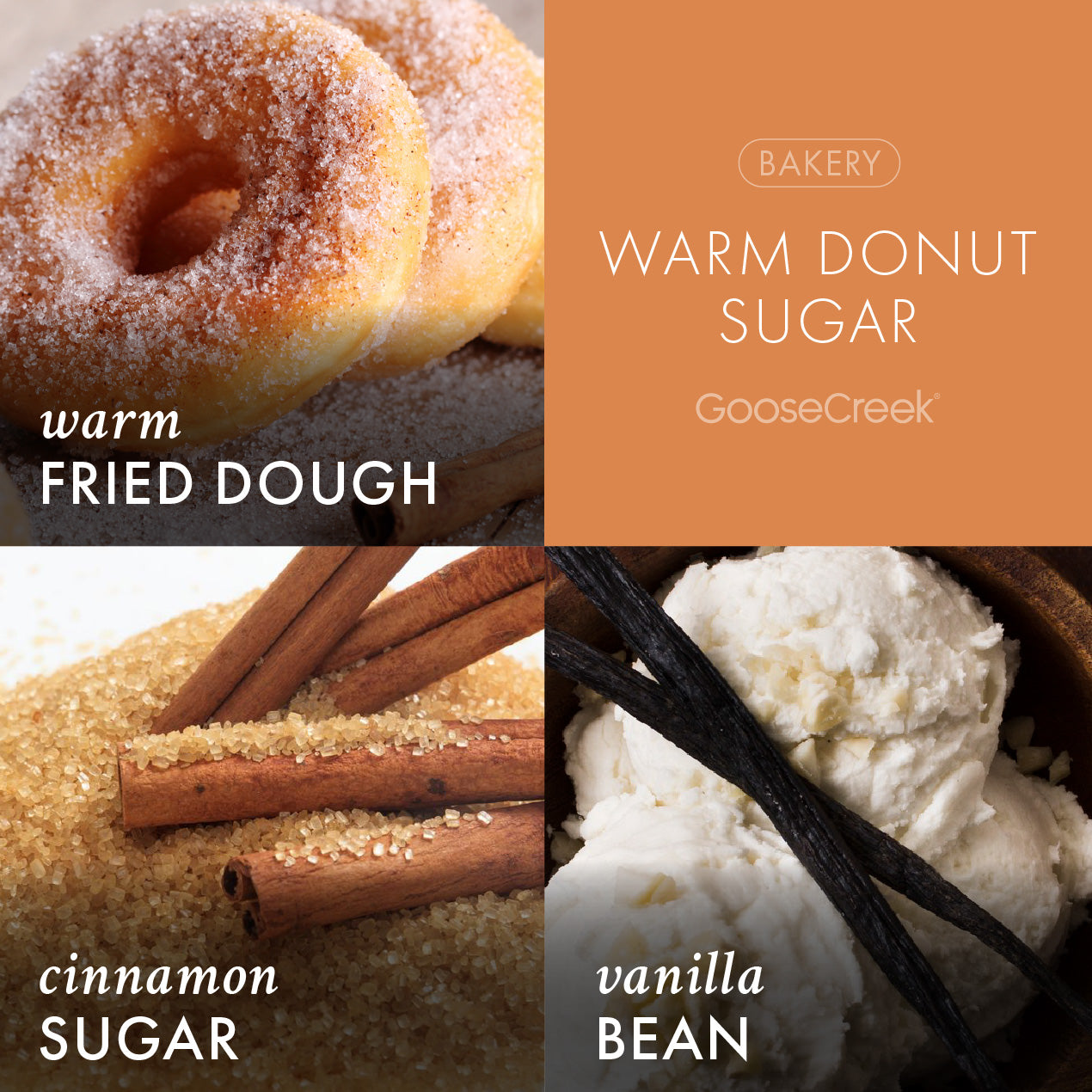 Warm Donut Sugar 3-Wick Candle - Image 2
