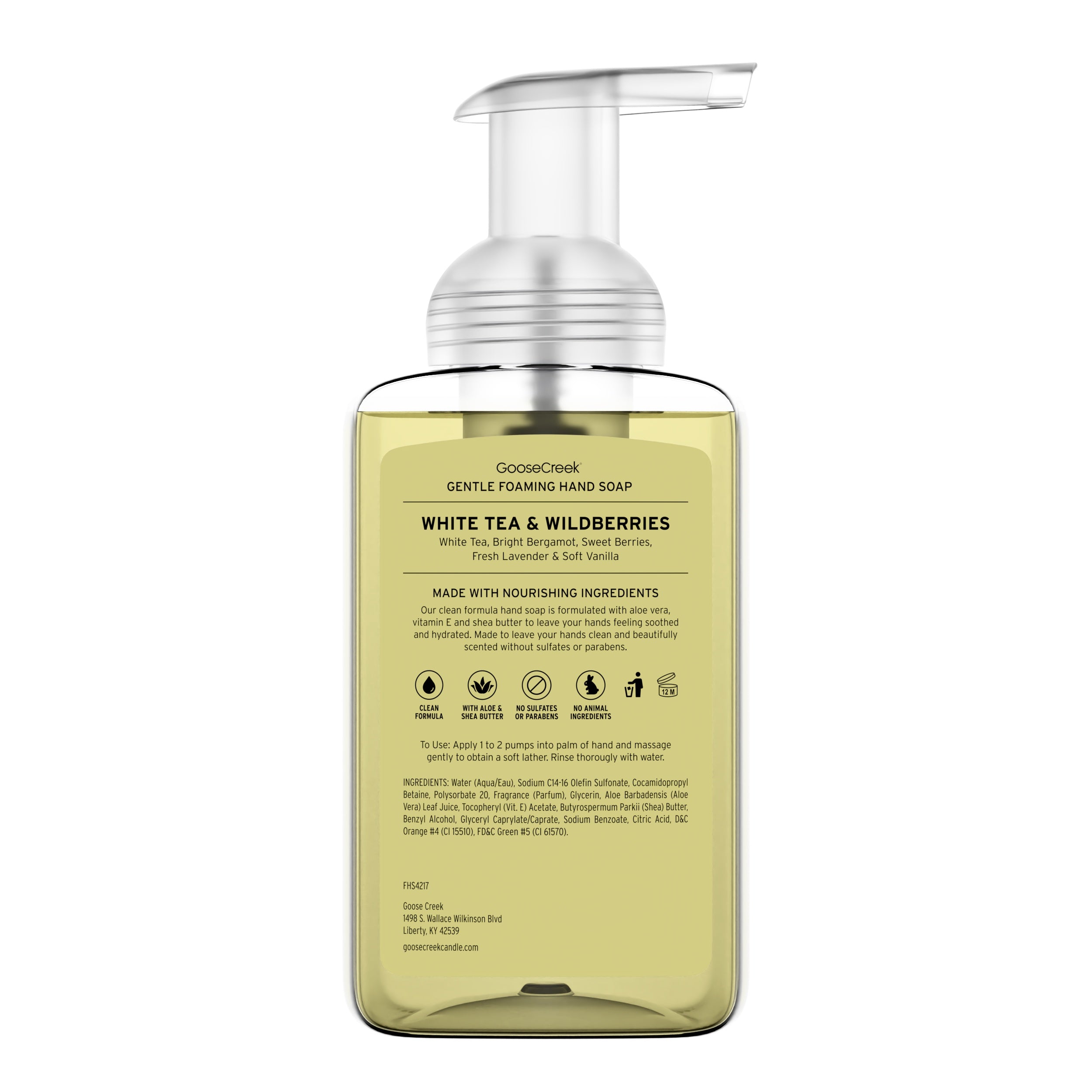 White Tea & Wildberries Lush Foaming Hand Soap - Image 2